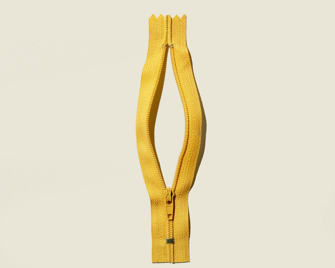 open zipper to suggest female genitalia