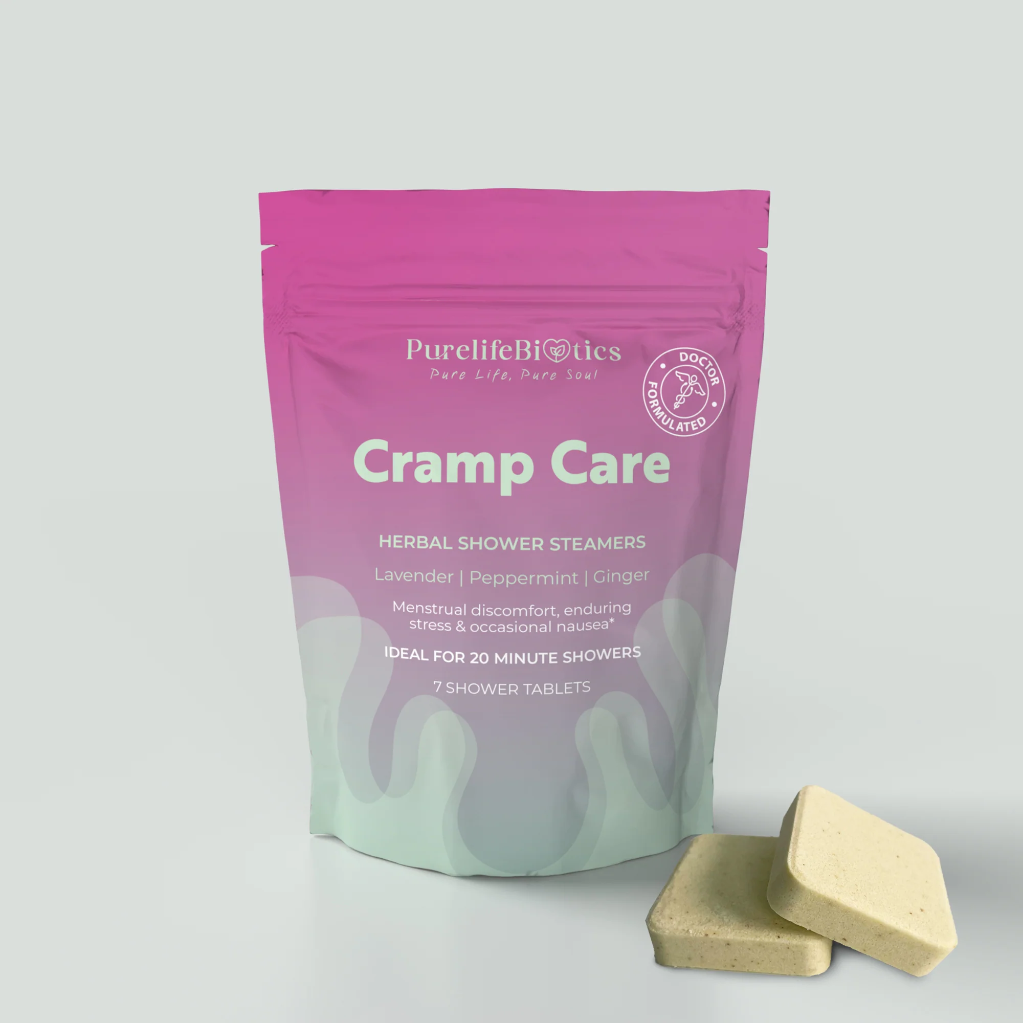PurelifeBiotics Cramp Care Shower Steamers
