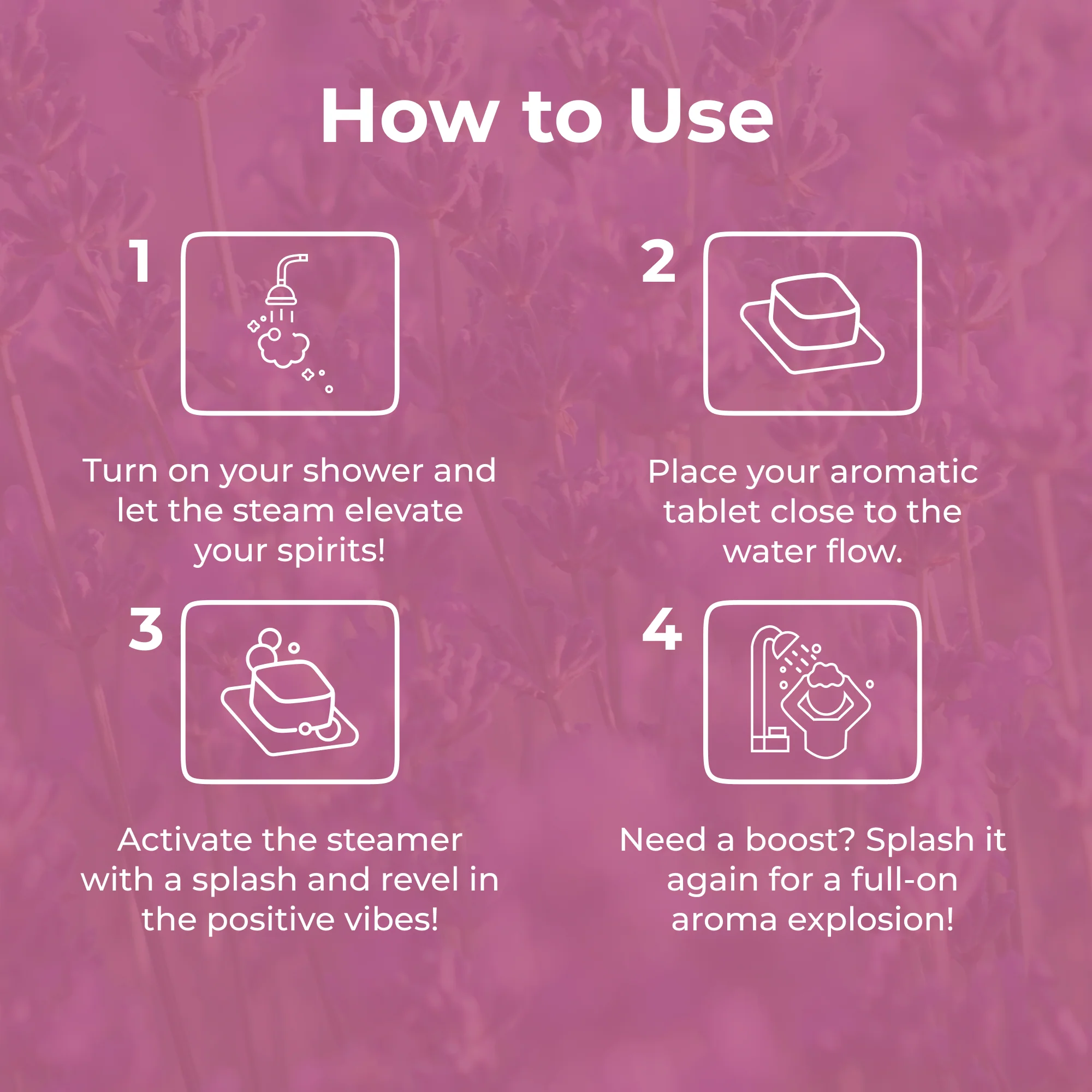 PurelifeBiotics Cramp Care Shower Steamers