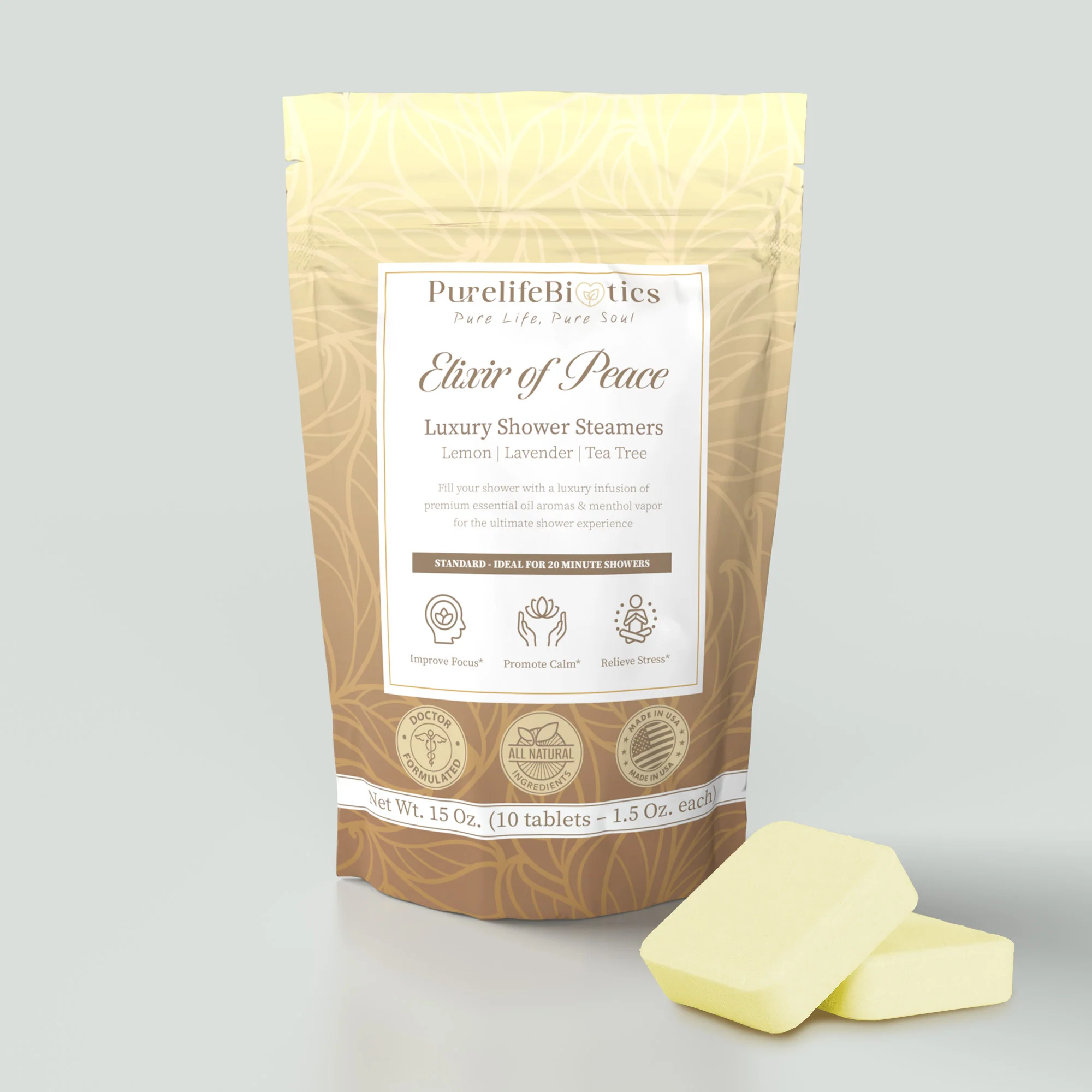 PurelifeBiotics Luxury Shower Steamers