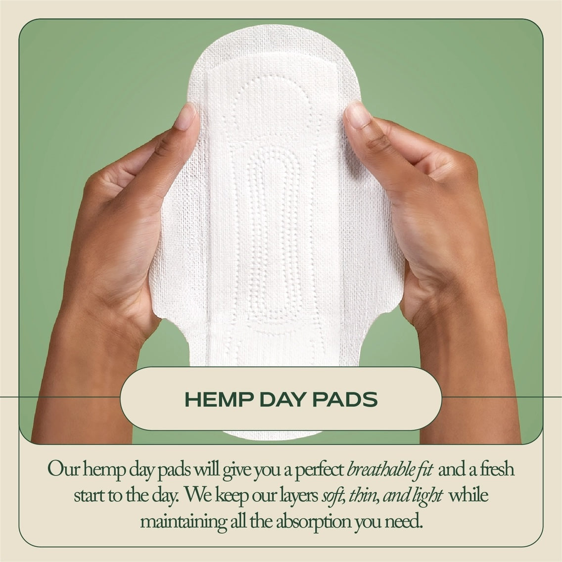 Hempress Hygienics Hemp Day Pads