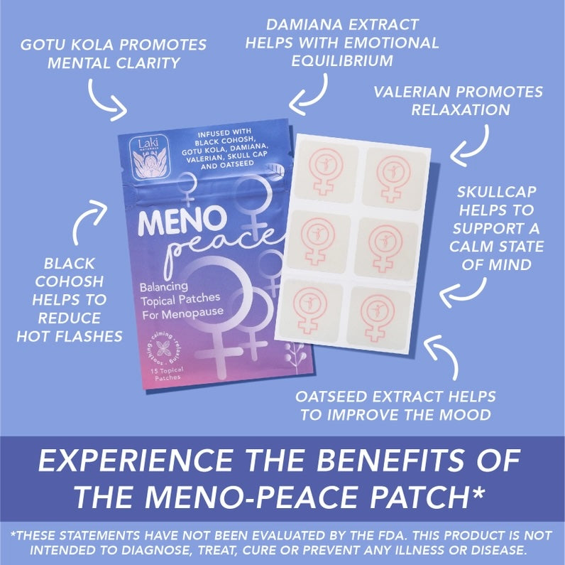 Laki Naturals Meno-Peace Patch For Menopause