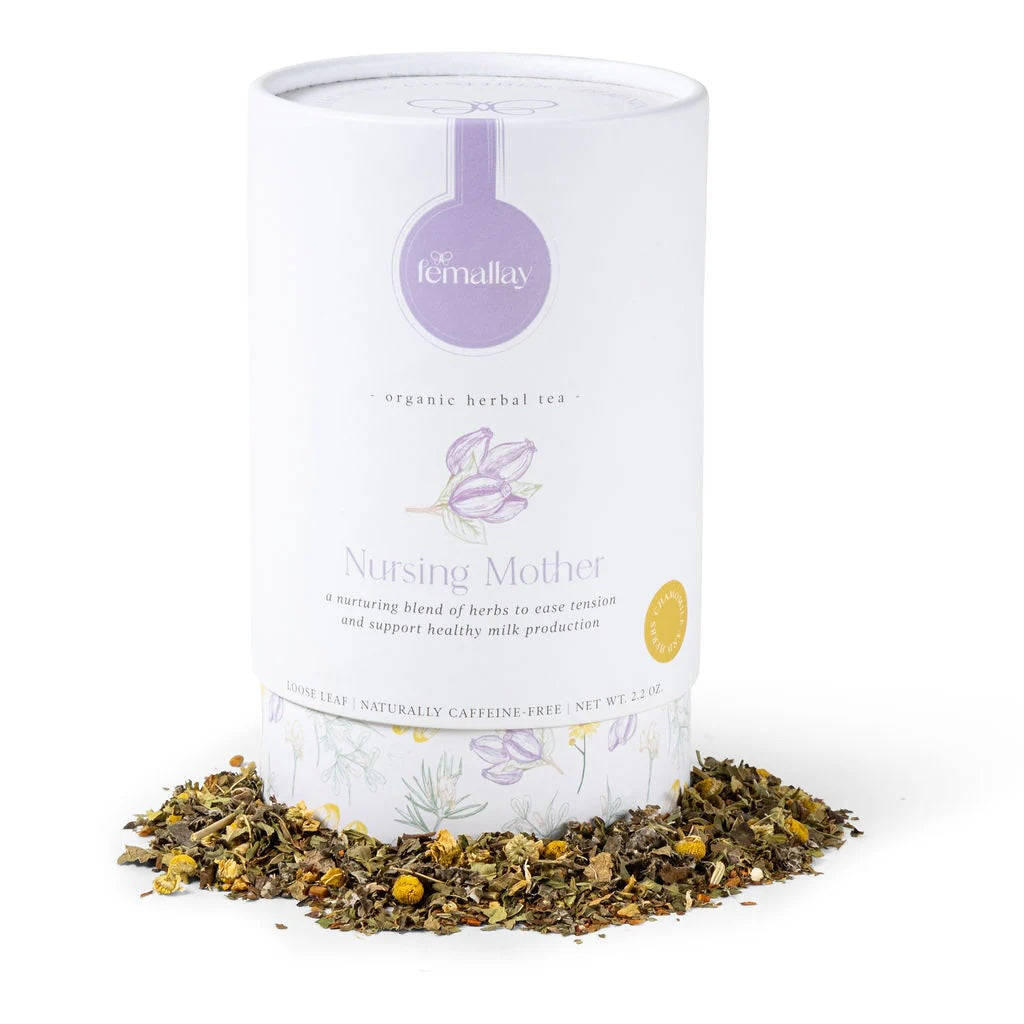Femallay's Organic Nursing Mother Loose Leaf Herbal Tea - Lactation Support Blend