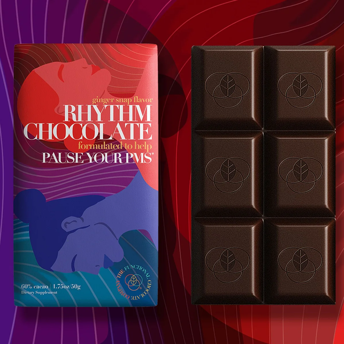 The Functional Chocolate Company Rhythm Chocolate - PMS Formula