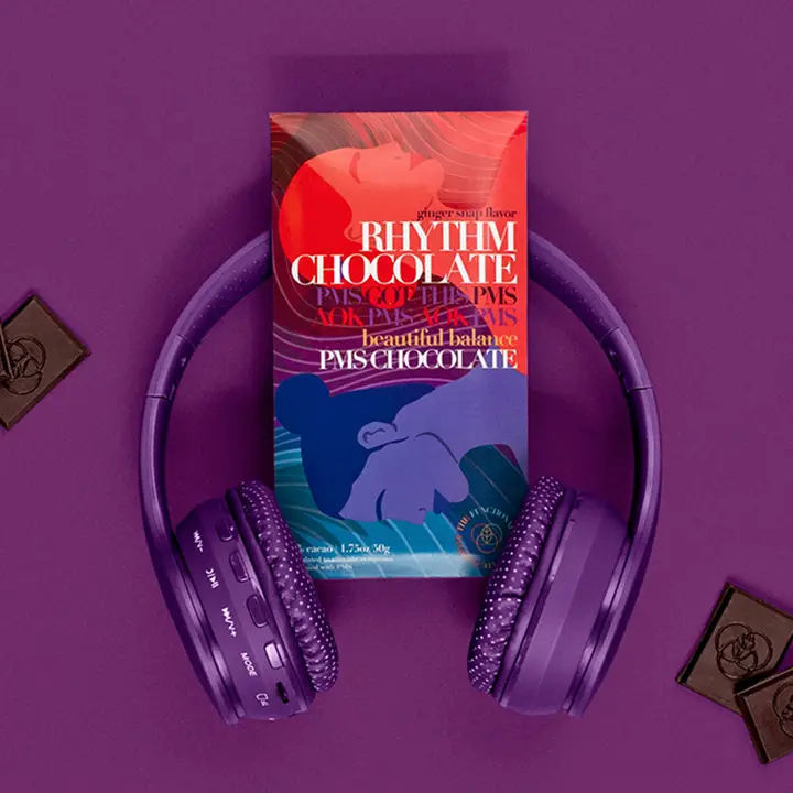 The Functional Chocolate Company Rhythm Chocolate - PMS Formula - Ginger Snap