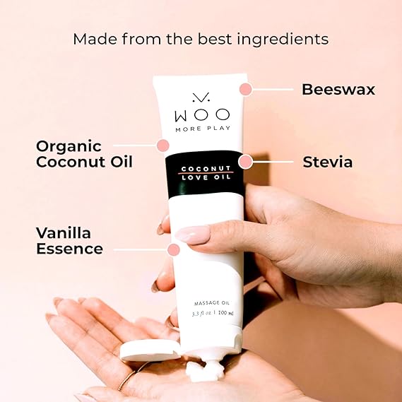 WOO More Play Coconut Love Oil Personal Lubricant
