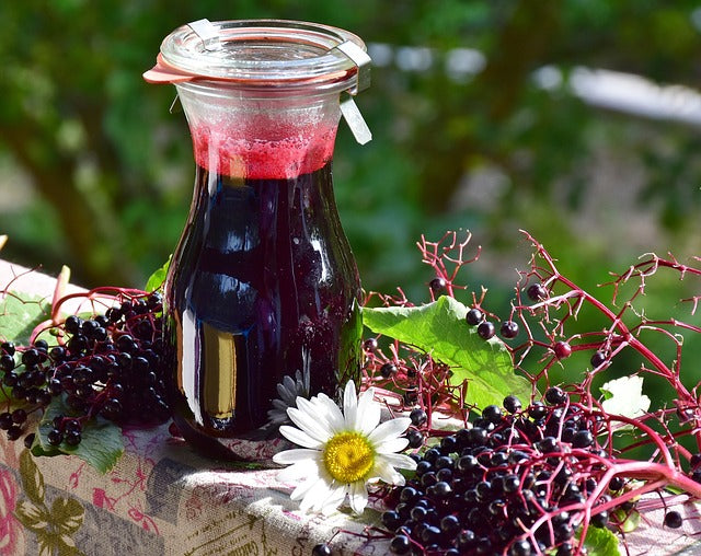 Elderberry syrup as a natural remedy for colds