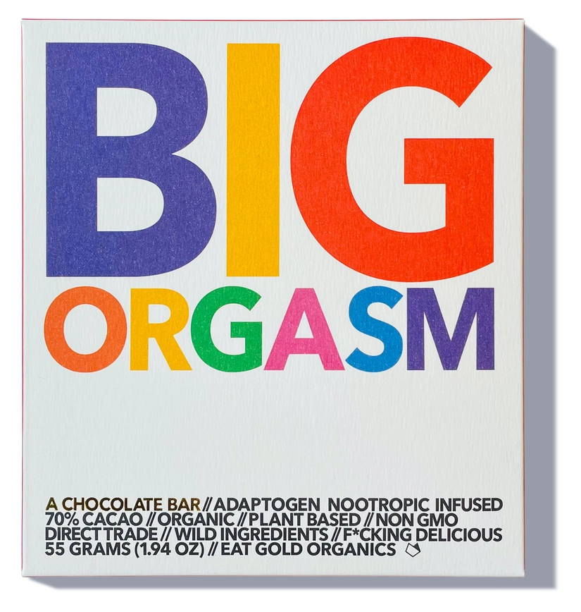 Eat Gold Organics Big Orgasm Functional Chocolate Bar