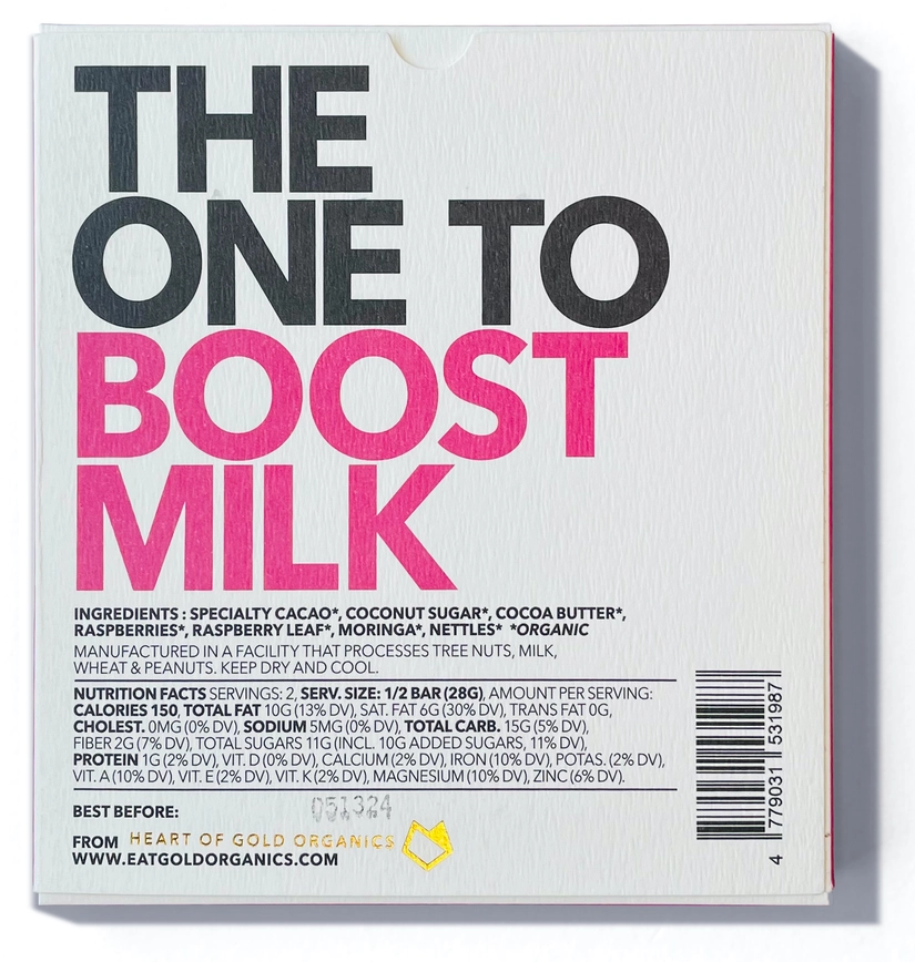 Eat Gold Organics New Mama Functional Chocolate Bar