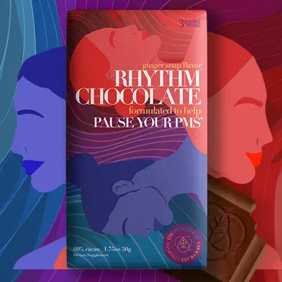 The Functional Chocolate Company Rhythm Chocolate - PMS Formula - Ginger Snap